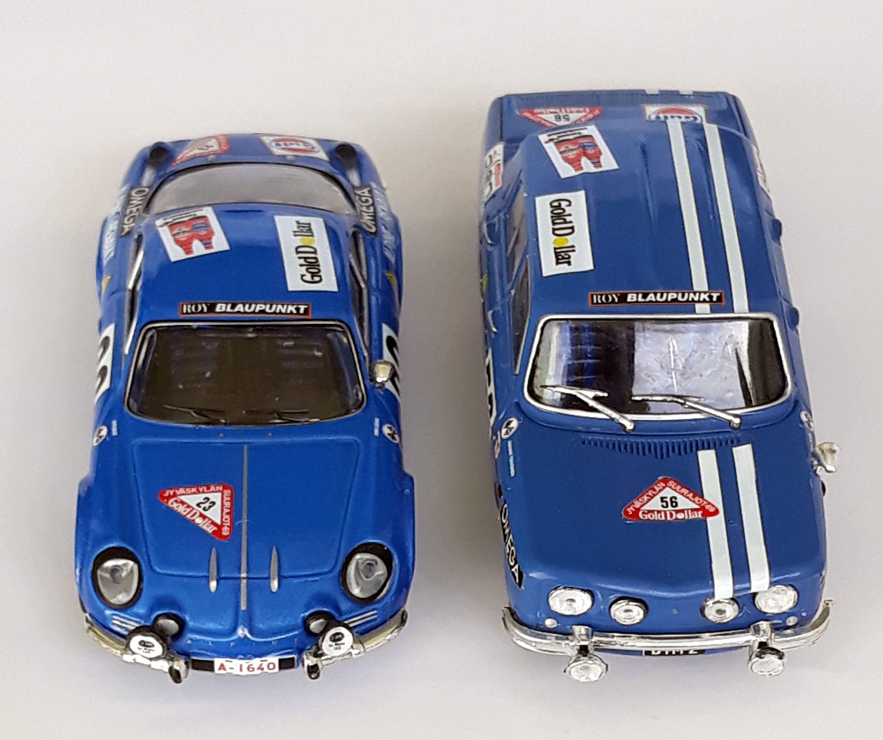 Renault Alpine A110 1300 & R8 Gordini